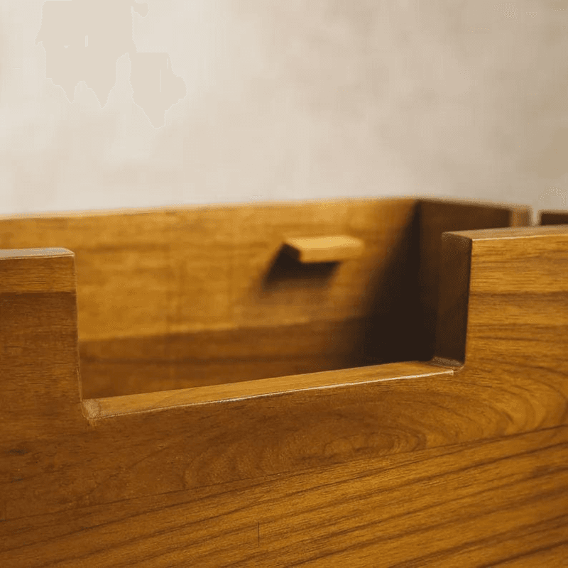 Handcrafted Solid Wood Cable Management Box for Home Office